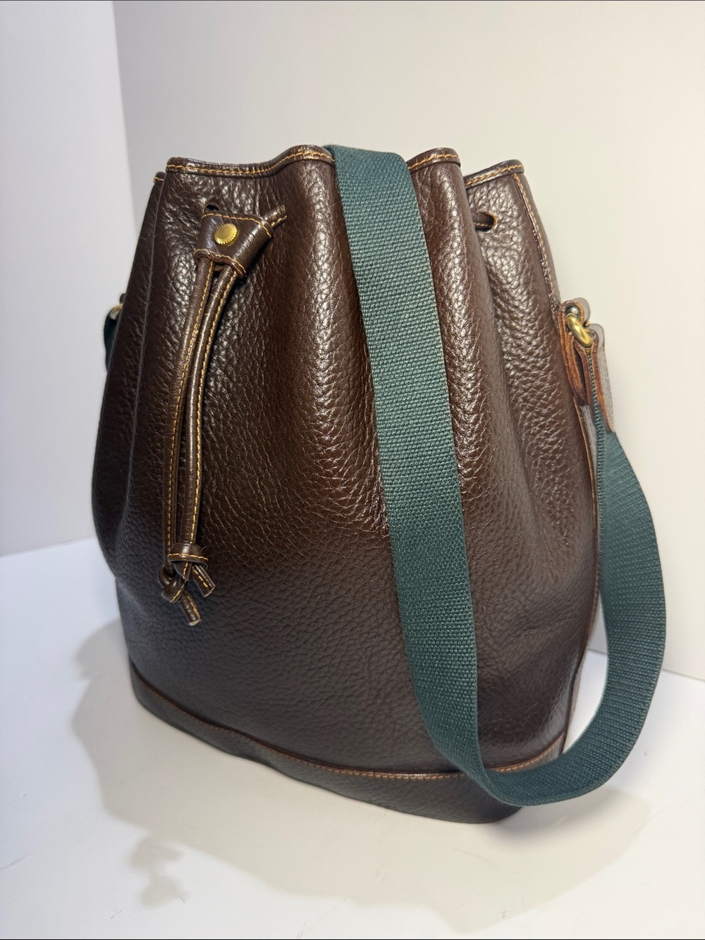 Bally Pebbled Leather Bucket Bag - Picture 4 of 11